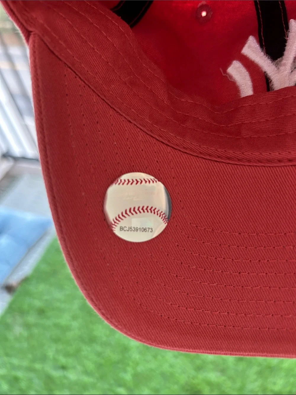 New York Logo Baseball Cap - Pink